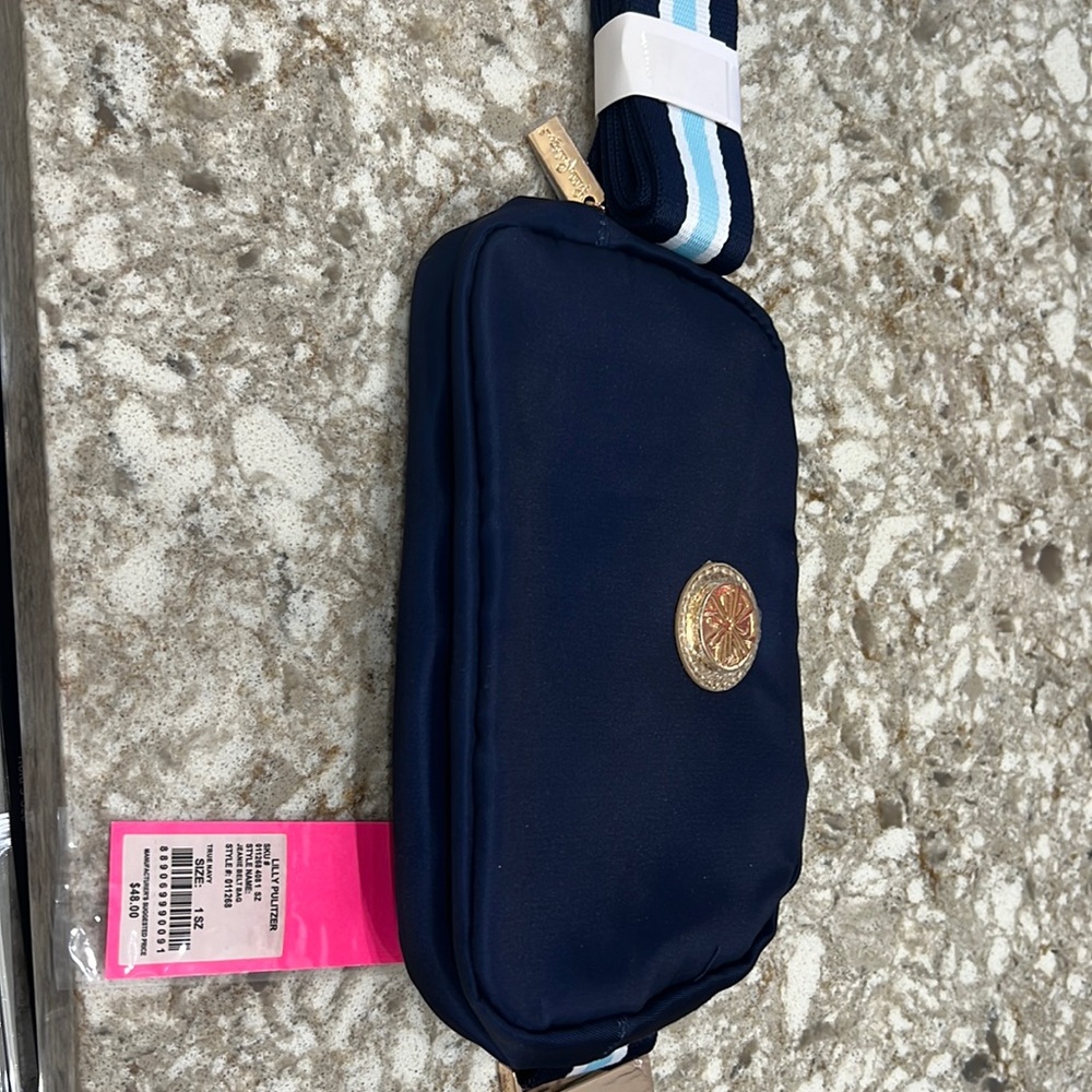 Brand new blue never opened Fanny pack